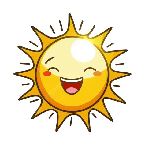 Happy Sun Face, Sun, Happy, Smiley PNG Transparent Clipart Image and PSD File for Free Download