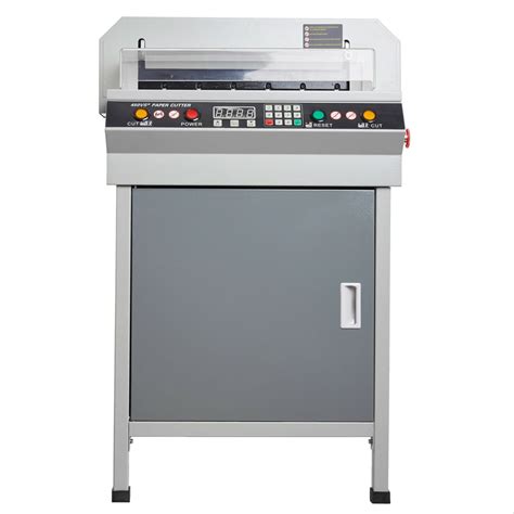 17.7" 450mm Electric Paper Cutter Automatic Paper Cutting Machine / Infrared Laser