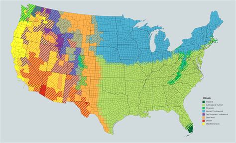 Climate in the US by county Bob_0101: ... - Maps on the Web