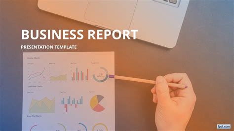 Free Business Report PowerPoint Template - Free PowerPoint Templates