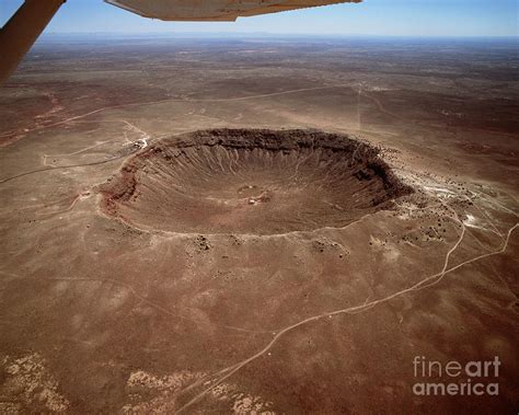 Aerial View Of Meteor Crater Photograph by John Sanford/science Photo Library - Pixels