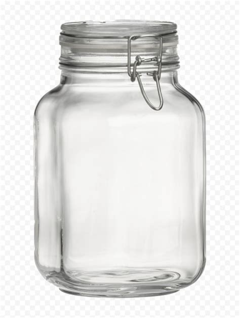 HD Clear Mason Glass Jar With Lid PNG | Citypng