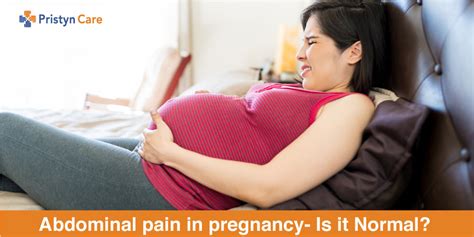 Abdominal pain in pregnancy- Is it Normal? - Pristyn Care