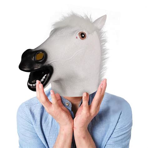 Halloween Horse Creepy Head Cosplay Mask - AllCosplay.com