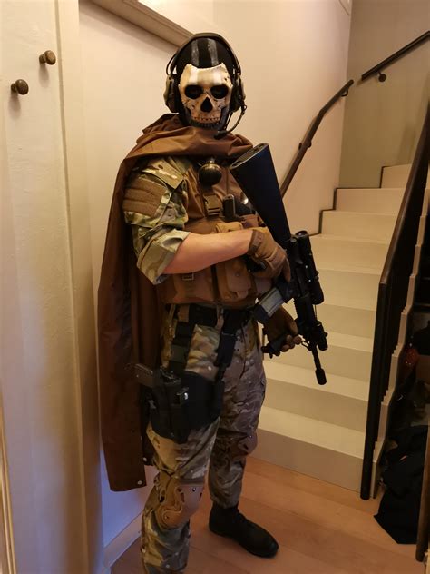 [self] Ghost from Call of Duty Modern Warfare 2019. My Corona Project! : r/cosplay