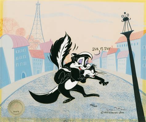 Pepe Le Pew & Penelope Limited Edition Cel - ID: maypepe19260 | Van Eaton Galleries