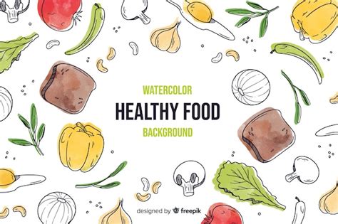 Premium Vector | Healthy food background