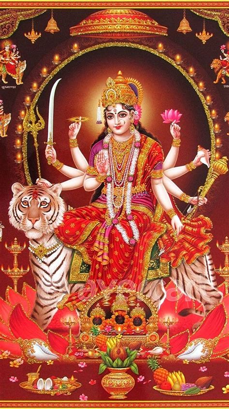 Durga Devi Navroop, durga devi, navroop, mata rani, goddess, HD phone wallpaper | Peakpx