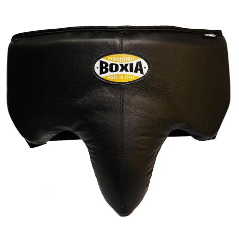 Men's boxing groin guard Protezione - Black - Boxia Made in Italy