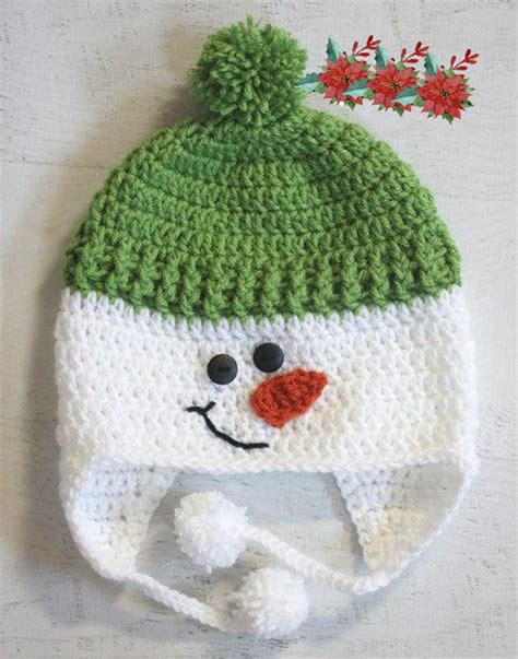 Snowman Hat / Crochet Snowman Hat / Crochet Hat - Etsy