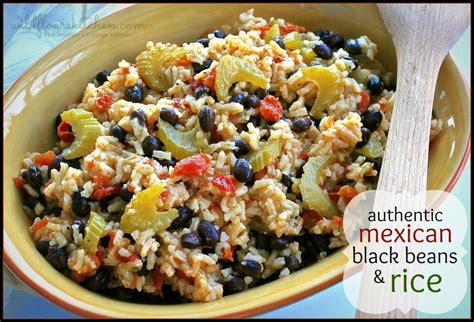 Authentic Mexican Black Beans & Rice with Celery, Tomatoes & Green Chilies - Wildflour's Cottage ...