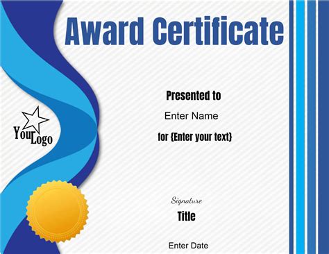 Free Editable Certificate Template | Customize Online & Print at Home