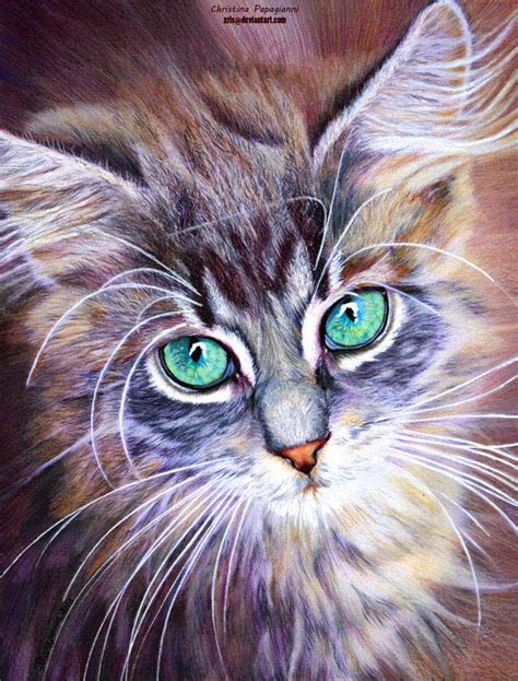 20+ Beautiful Realistic Cat Drawings To inspire you