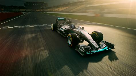 Mercedes F1 in Race track 4K Wallpaper | HD Car Wallpapers | ID #11537