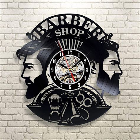 Barber Shop Wall Clock | BARBER JUNGLE