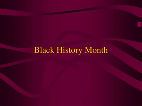 PPT - Black History Month PowerPoint Presentation, free download - ID:1806792