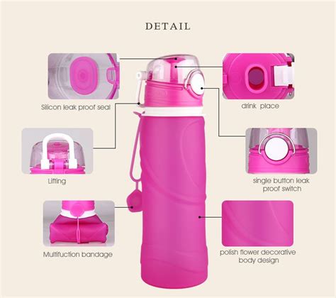 Silicone water bottle, Cheap silicone foldable water bottle manufacturer|silicone water bottle