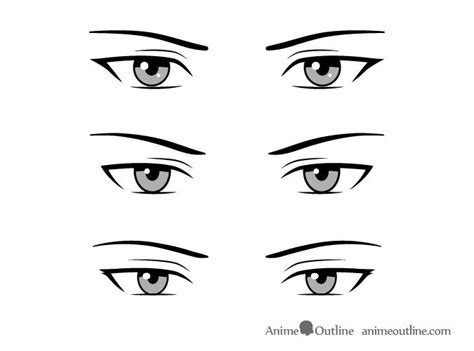 Serious style male anime eyes | How to draw anime eyes, Manga eyes, Anime eyes