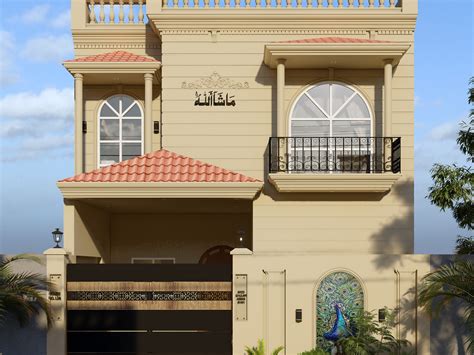 House Exterior Architectural 3d Rendering by Nadir Ali Shah on Dribbble