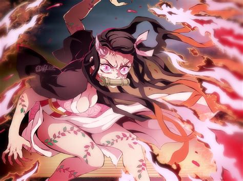 Nezuko Kamado Angry Art Wallpaper, HD Artist 4K Wallpapers, Images and Background - Wallpapers Den