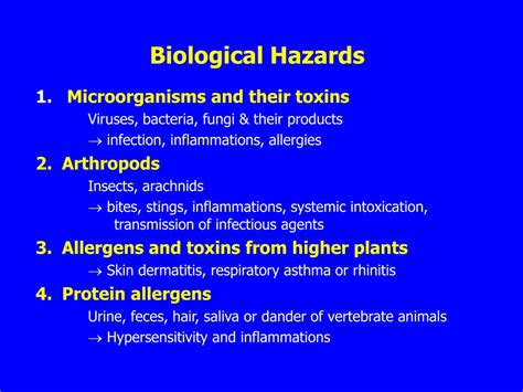 PPT - Biological Hazards Chapter 14 PowerPoint Presentation, free download - ID:1211790