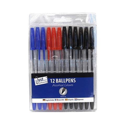 12 Assorted Ballpoint Pens - Northwest Greetings / Balloon World