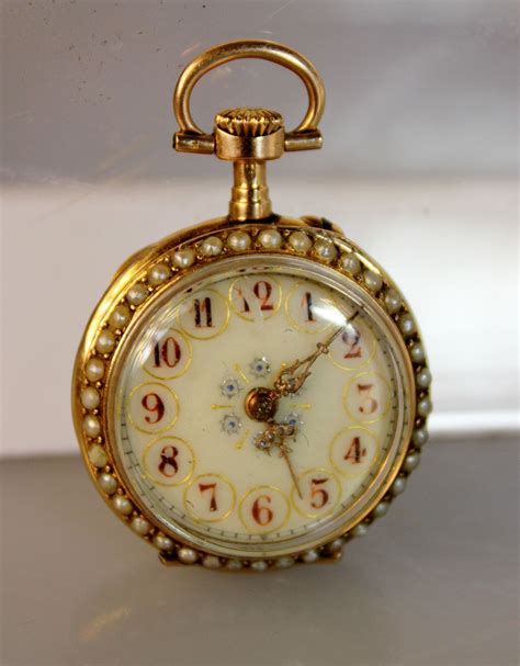 Lot #25: Antique 18kt. Gold Ladies Pocket Watch | Pocket watch, Watches, Accessories