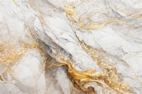 Premium Photo | White and gold marble texture Luxury abstract fluid art paint background