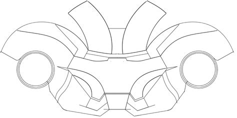 Iron Man Helmet Papercraft Ironman Helmet Template Armor Pinterest - Printable Papercrafts ...