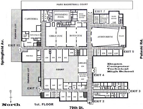 High School Building Floor Plans