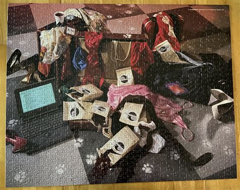 1000 piece “Grounds for Murder” mystery puzzle from BePuzzled : r/Jigsawpuzzles