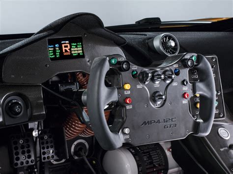 2013, Mclaren, 12c, Gt3, Supercars, Supercar, Interior, Dash, Steering Wallpapers HD / Desktop ...