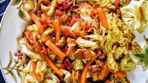 Bacon cabbage stir-fry (easy Chinese recipe)-How to cook in 20 minutes