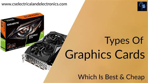 Different Types Of Graphics Cards Used On Laptop/PC Must Know