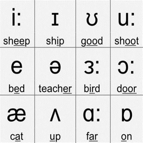 Long Vowel And Short Vowel Symbols