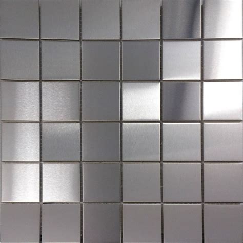 Brush Silver Metallic Mosaic Wall Tiles Backsplash SMMT030 - Etsy