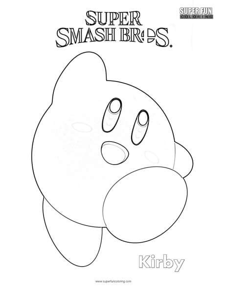 Super Smash Bros Wii U Coloring Pages