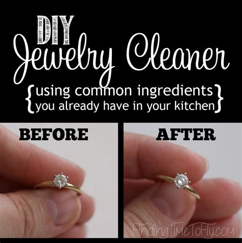 DIY Jewelry Cleaner - Finding Time To Fly