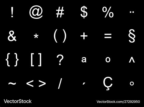 Keyboard Symbols Glossary