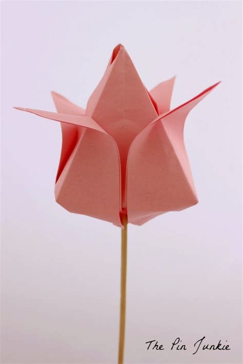 Origami Paper Tulips