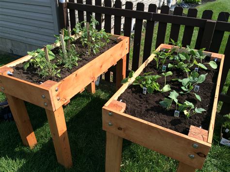 How To Build A Raised Bed With Legs