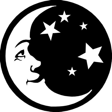 Free Moon Clipart Black And White, Download Free Moon Clipart Black And White png images, Free ...