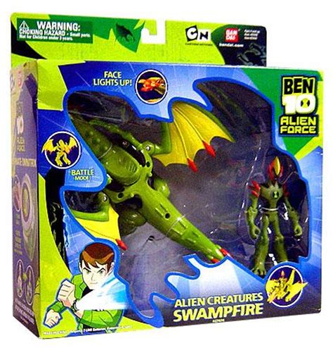 Ben 10 Alien Force Alien Creatures Swampfire Action Figure Set Bandai America - ToyWiz