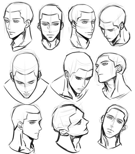 Anime Face Reference Sketch - Ondepode Wallpaper