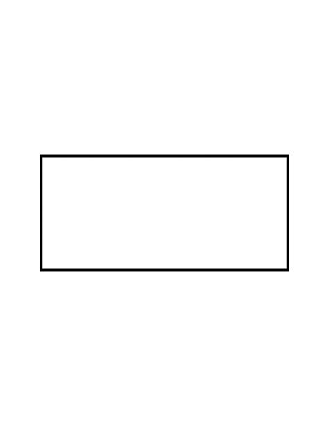 Flashcard of a Rectangle | ClipArt ETC