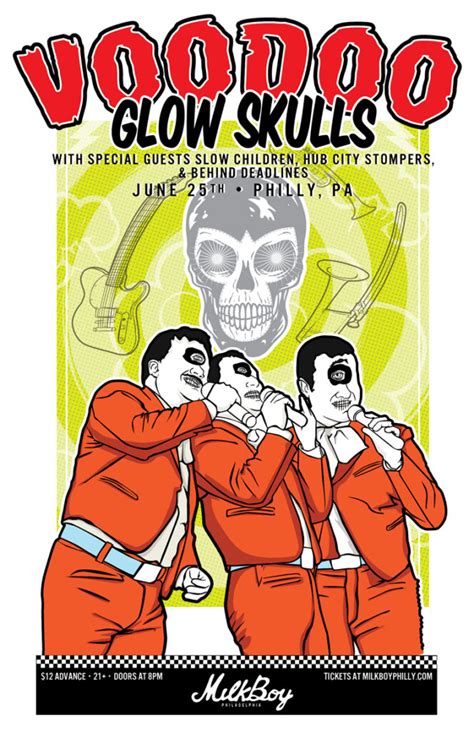 Voodoo Glow Skulls Gig Poster | Jason Josef Buchanan - Freelance Designer Illustrator Artist