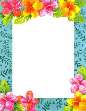 luau border - Clip Art Library