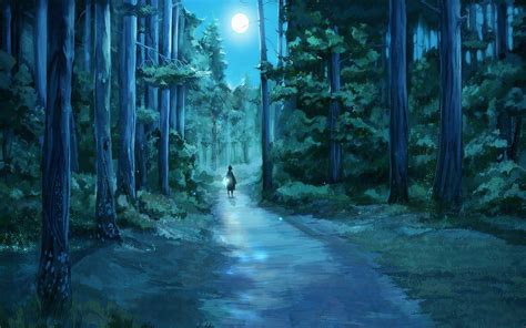 Anime Background Scenery Forest