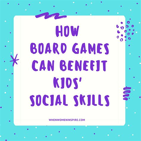 How Board Games Boost Kids' Social Skills - When Women Inspire