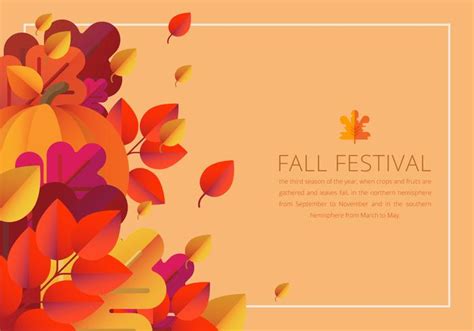 Fall Festival Colorful Border Template 240719 Vector Art at Vecteezy